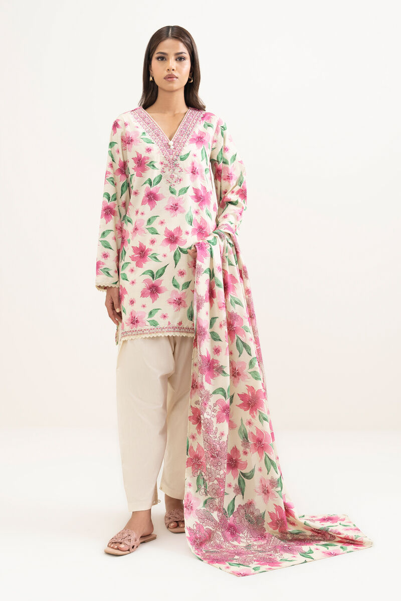 Printed Lawn Dupatta