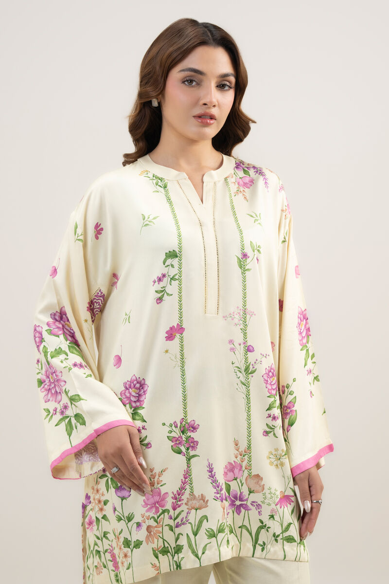 2 Piece - Printed Dobby Suit