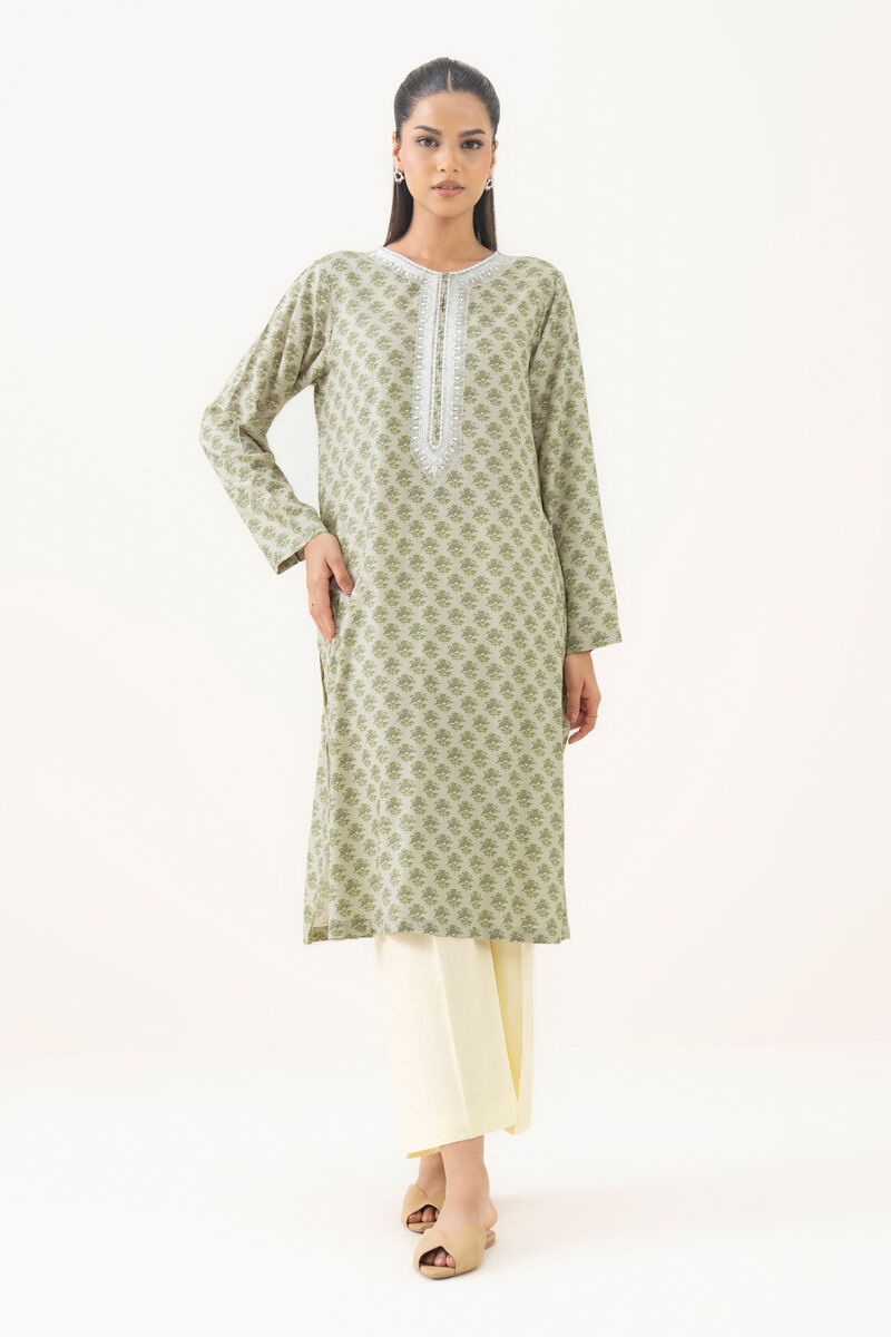 Embroidered Arabic Lawn Shirt