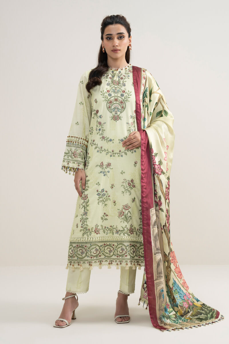 3 Piece - Embroidered Lawn Suit