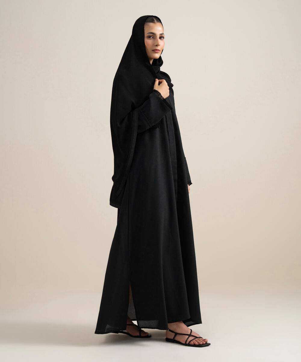 Women's Black Regular Abaya