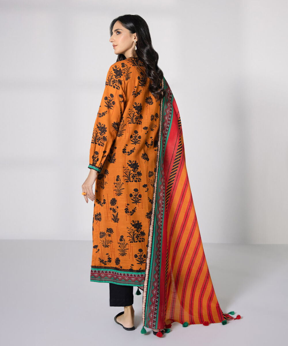 Ladies Khaddar Unstitched Shirt Dupatta