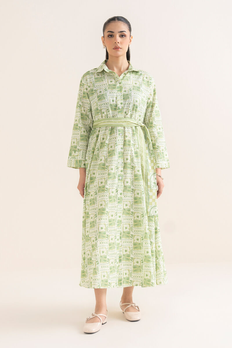 Printed Cambric Dress