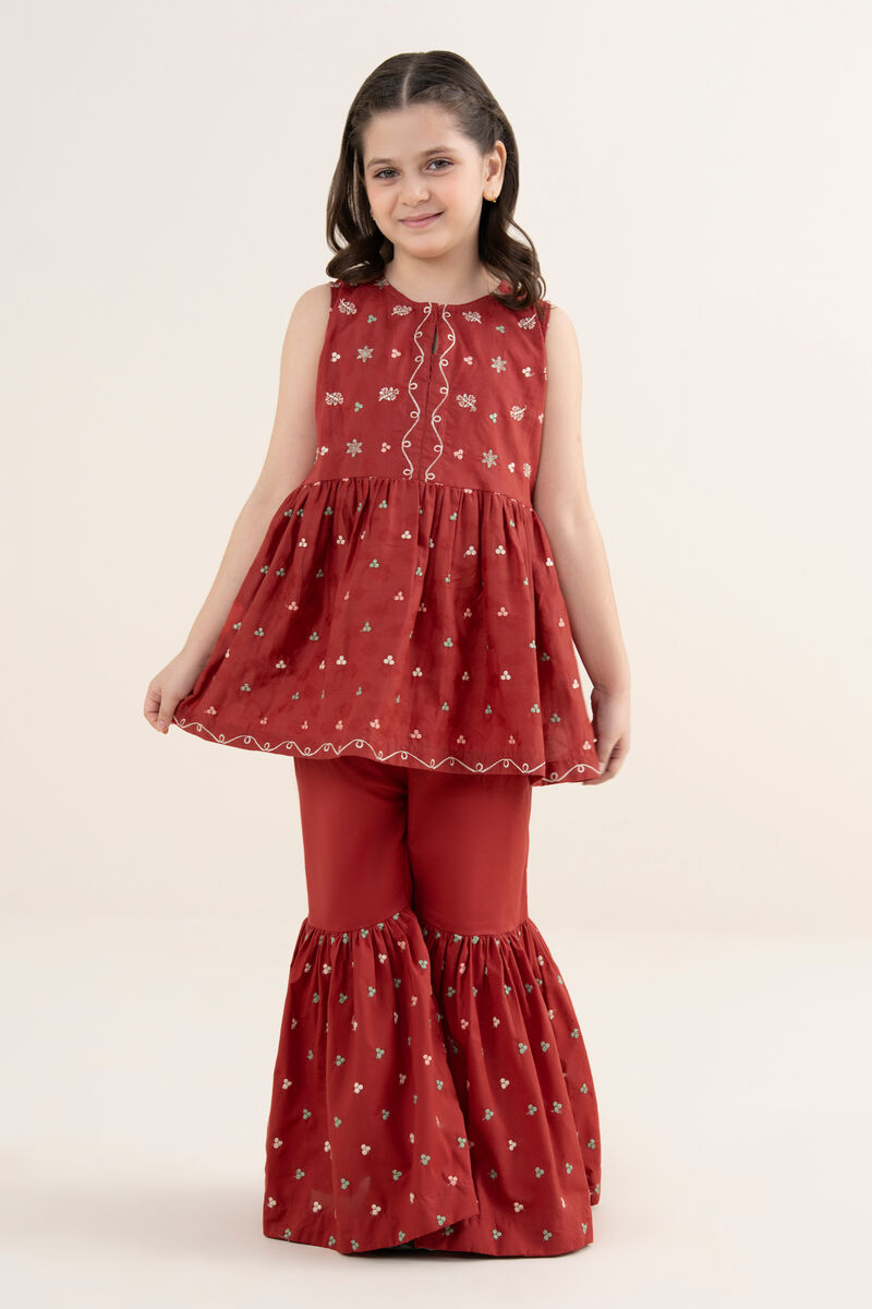 Embroidered Cotton Jacquard Suit