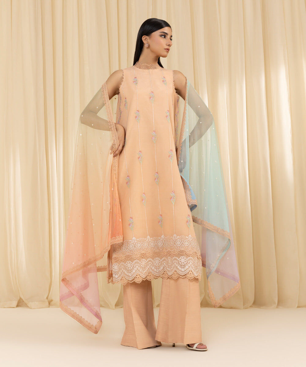 Unstitched 3 PC 0U2DESL24V63 Sapphire PK