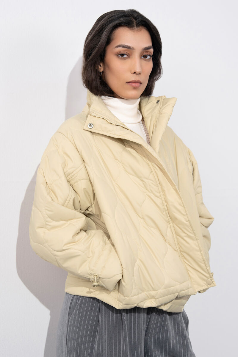Water-Repellent Quilted Puffer