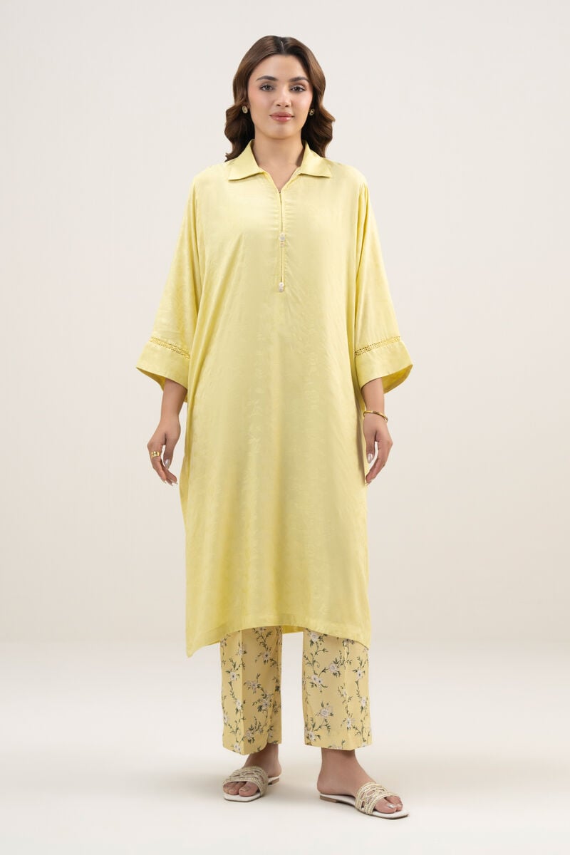 Solid Arabic Jacquard Shirt