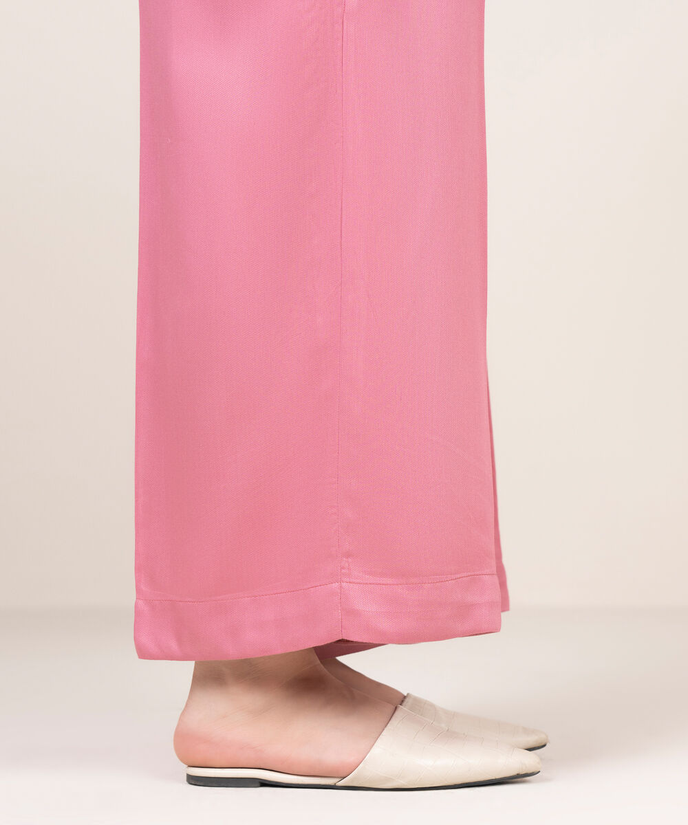 Women's RTW Bedford Solid Pink Culottes