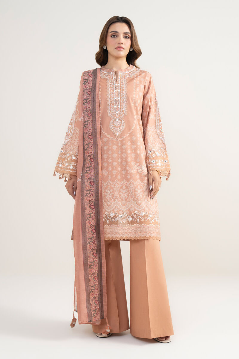 3 Piece - Embroidered Lawn Suit