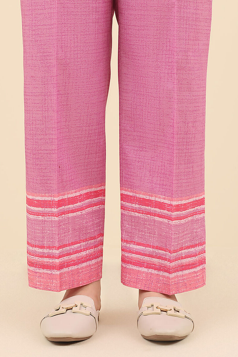 Printed Cambric Straight Pants