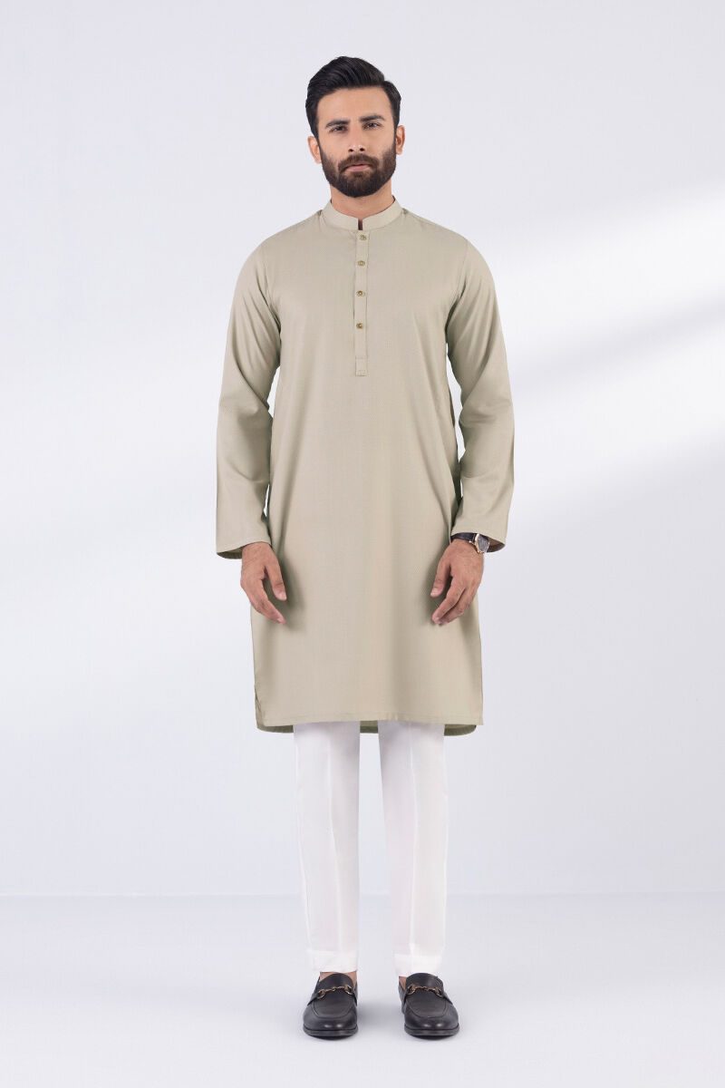 Blended Jacquard Kurta