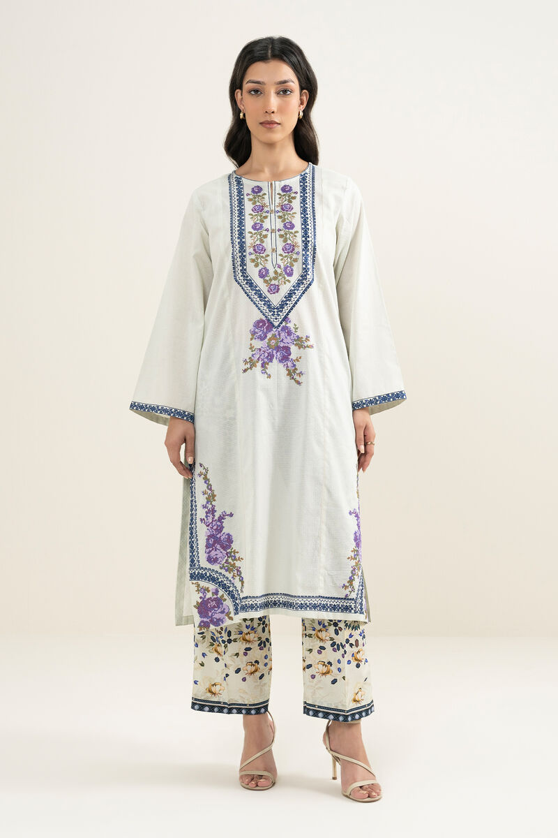 Embroidered Dobby Shirt