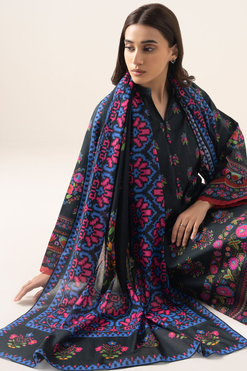 3 Piece - Printed Lawn Suit