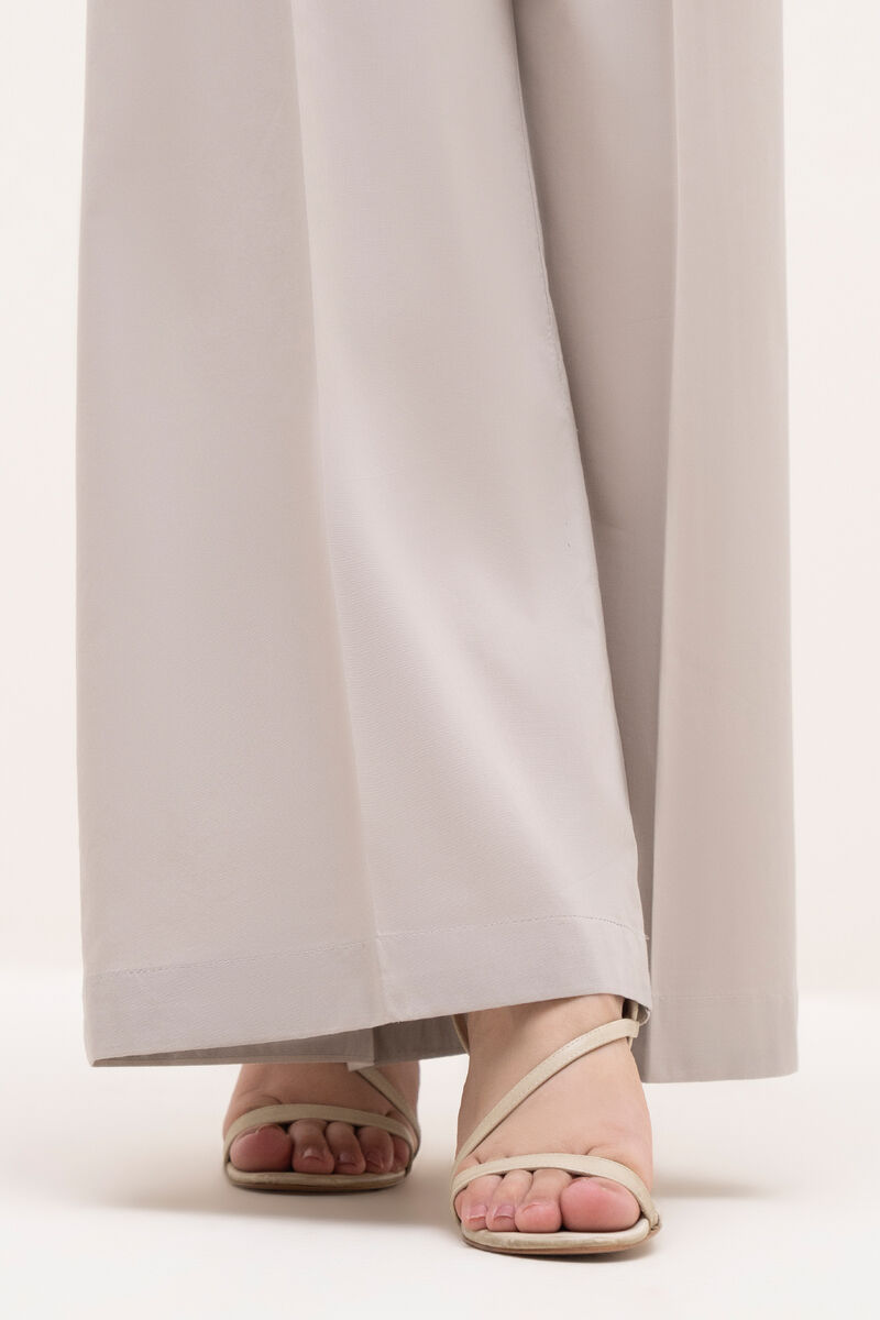 Solid Cambric Flared Pants