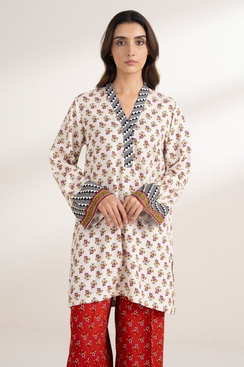 Printed Arabic Dobby Shirt