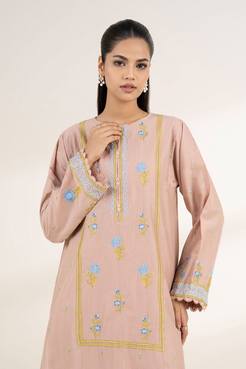 Embroidered Dobby Shirt