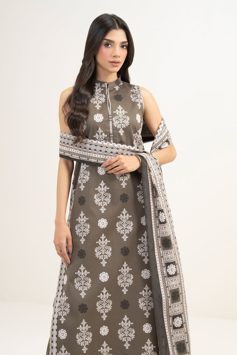 3 Piece - Printed Lawn Suit