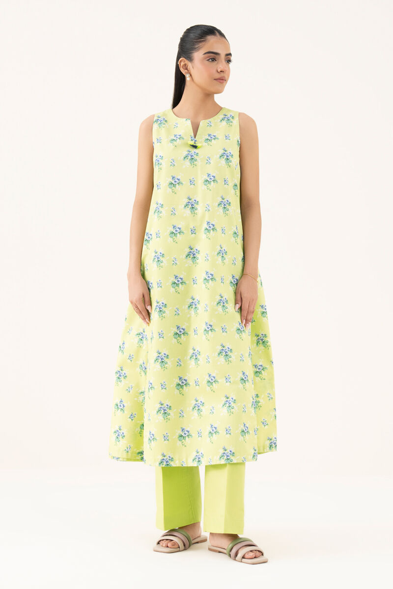 2 Piece - Printed Cotton  Suit