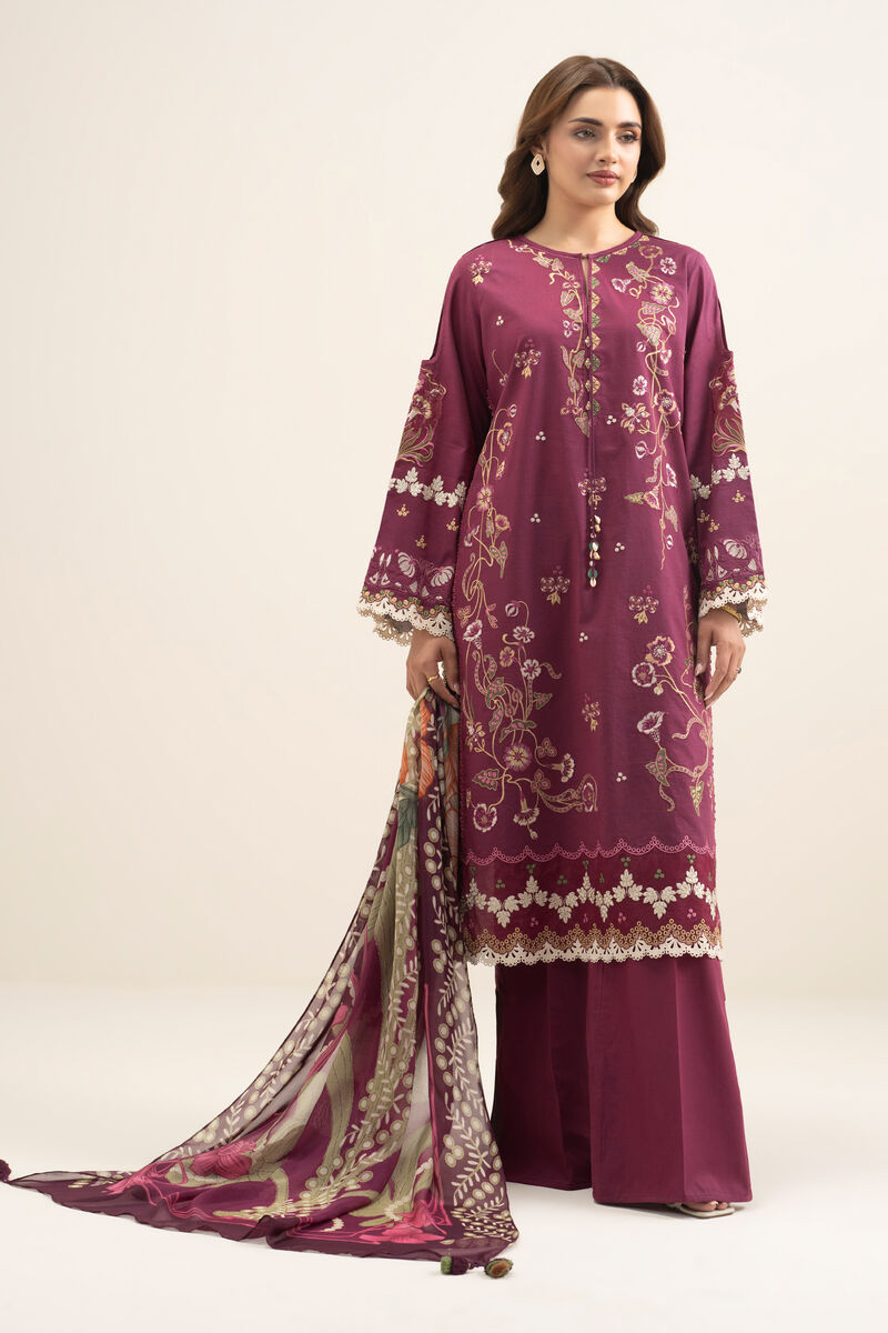 3 Piece - Embroidered Lawn Suit