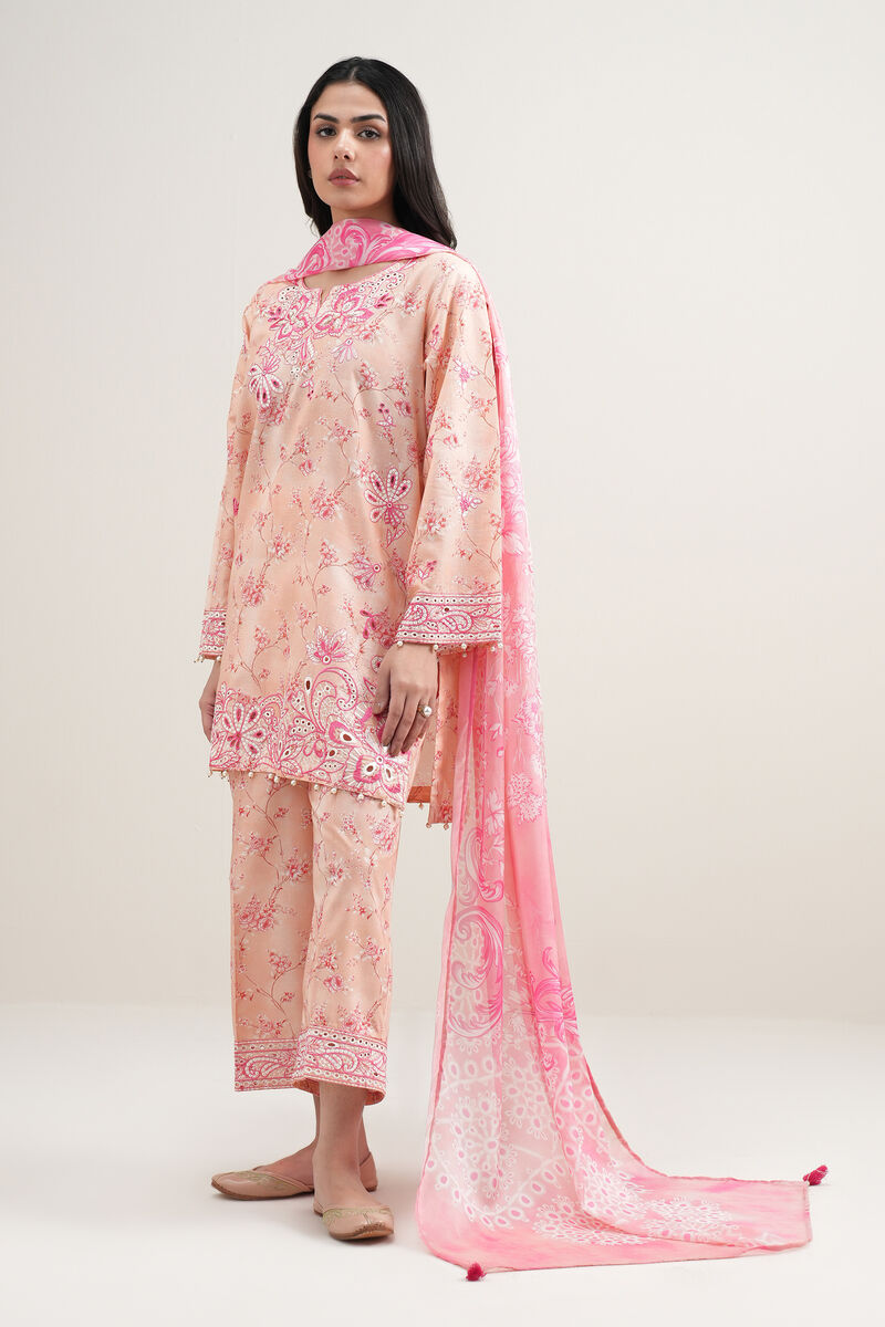 Printed Silk Dupatta