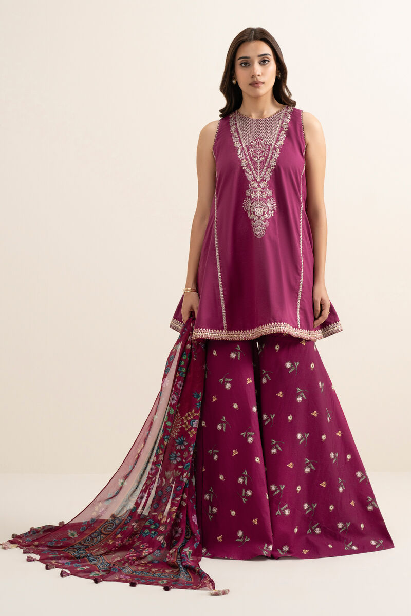 3 Piece - Embroidered Lawn Suit