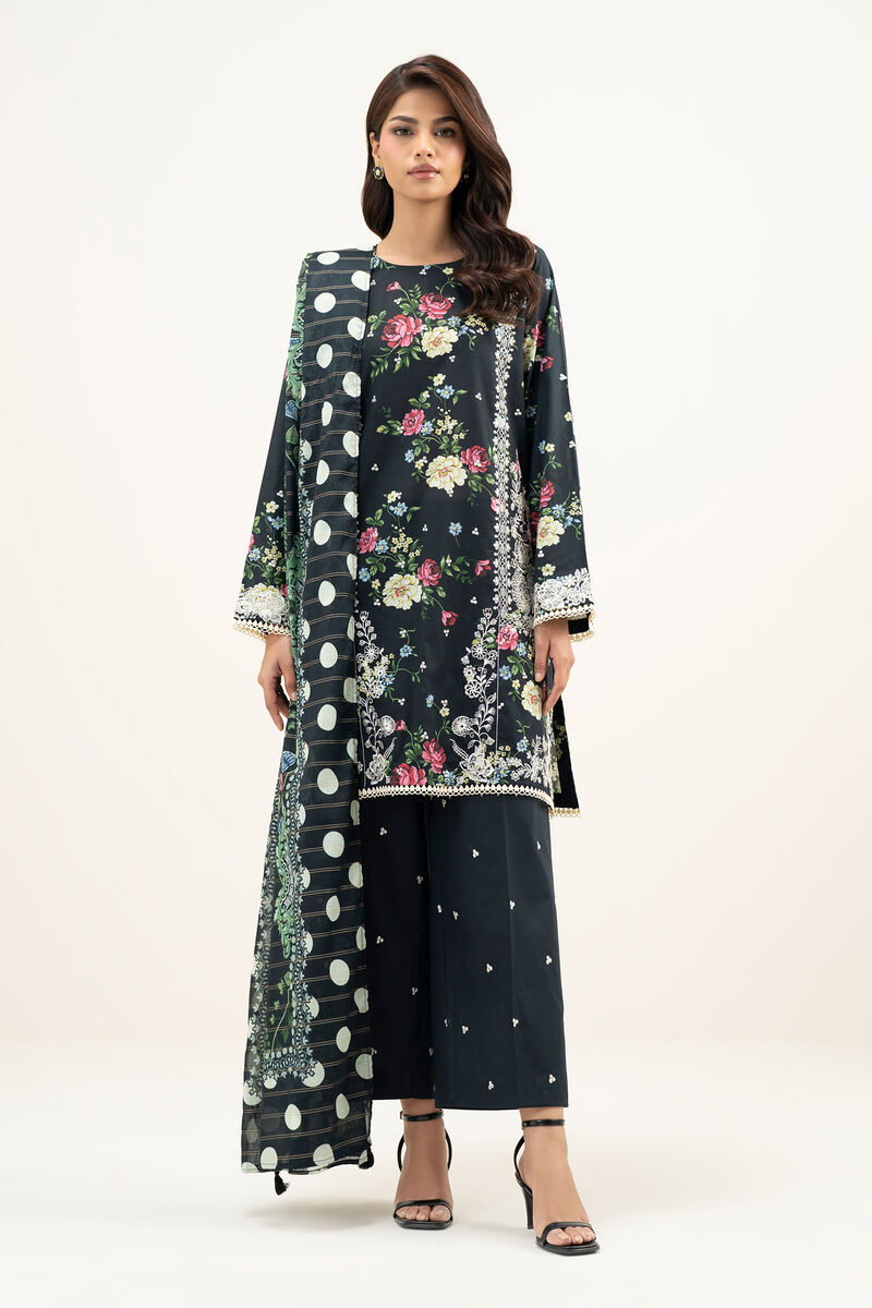 3 Piece - Embroidered Lawn Suit