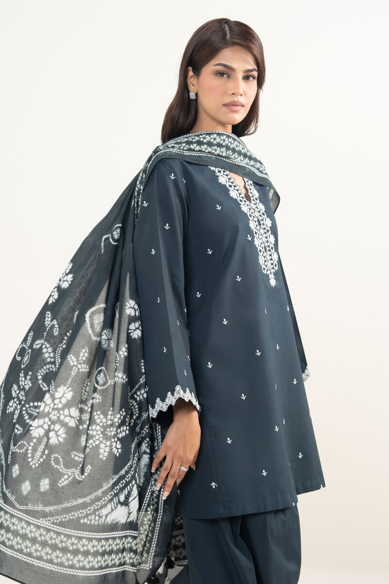 3 Piece - Embroidered Lawn Suit