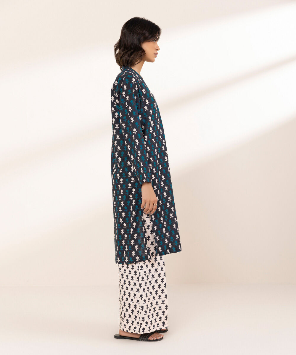 Women's RTW Lawn Multi Printed A-Line Shirt