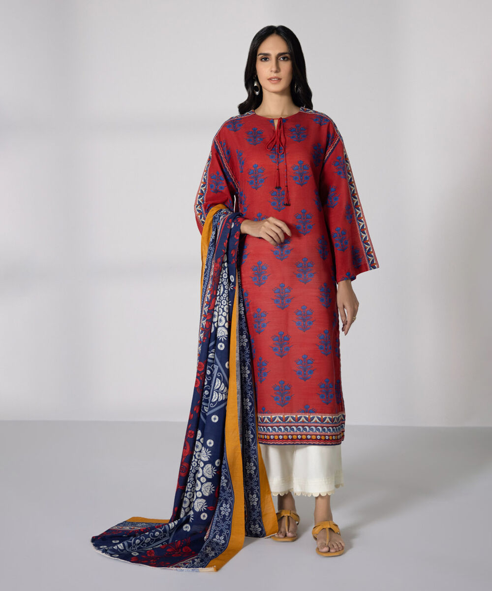 Khaddar 3 Piece DAYZ23V125 Sapphire PK