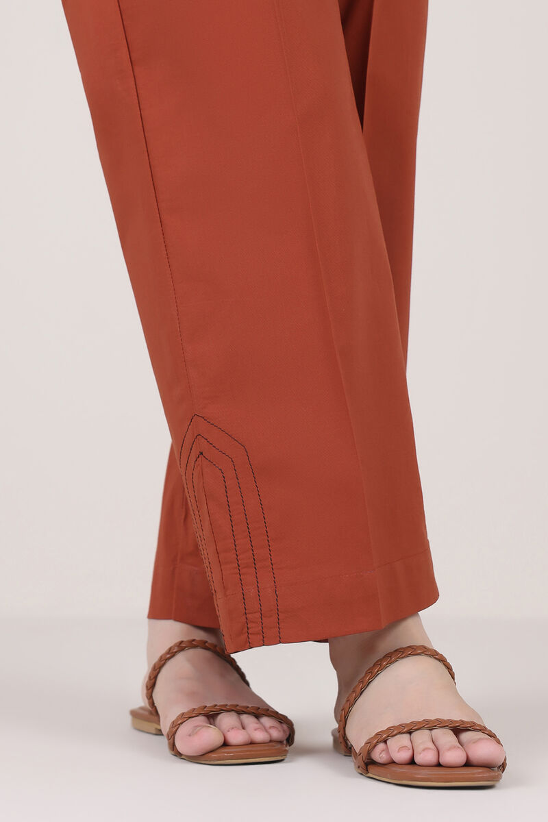 Solid Cambric Straight Pants