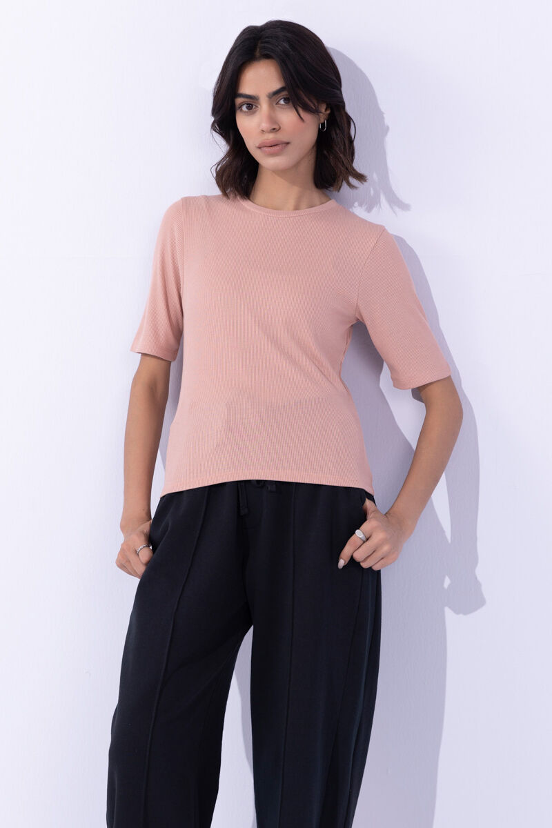 Slim-Fit Rib Top
