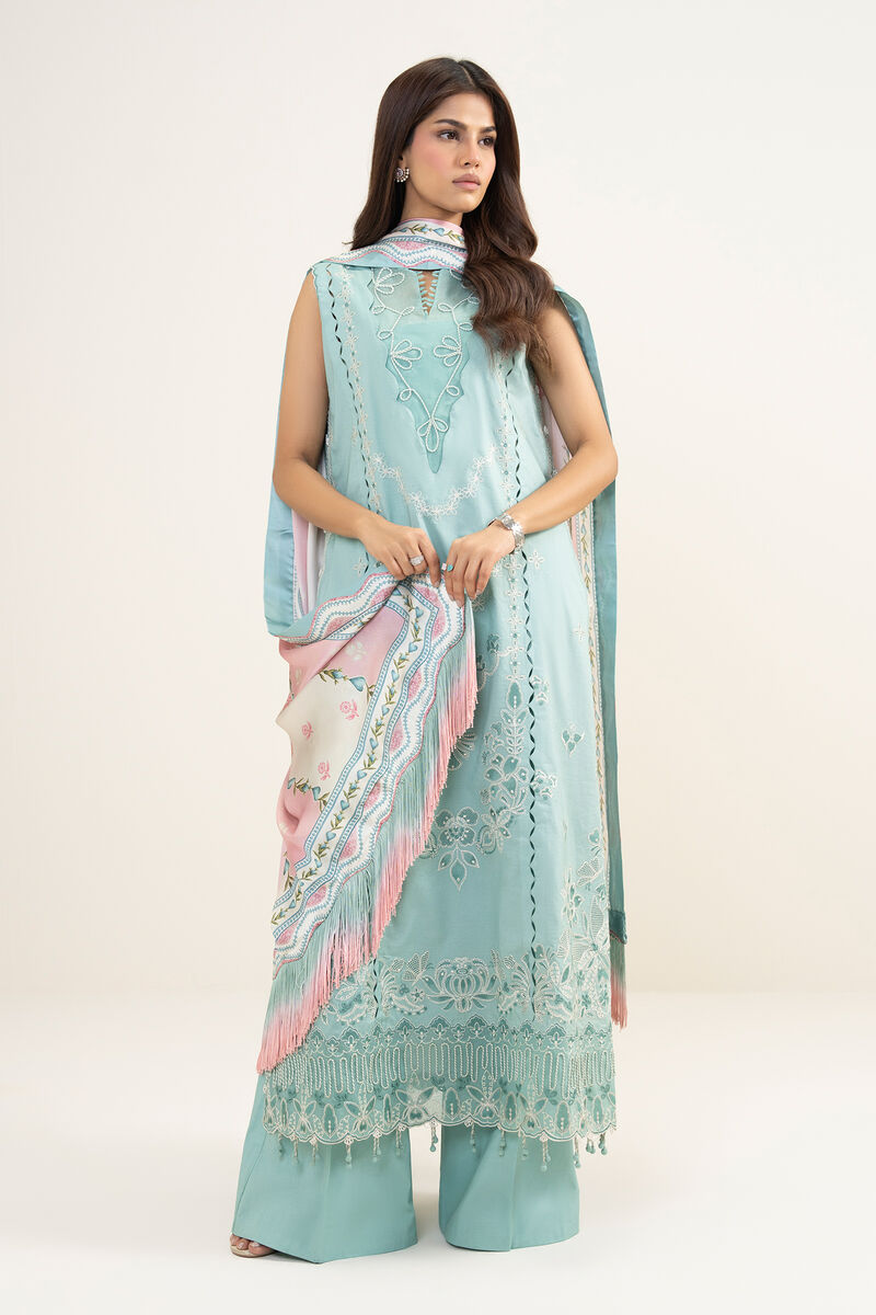 3 Piece - Embroidered Lawn Suit