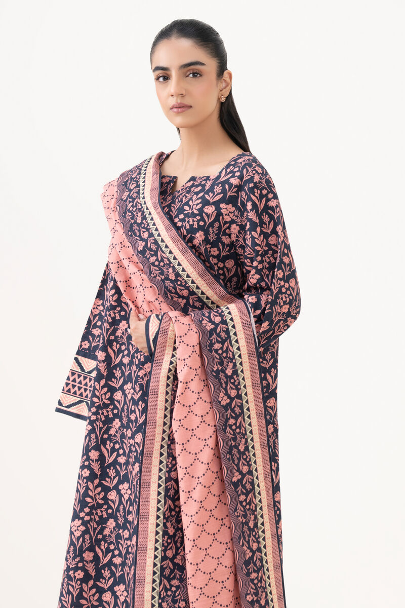 2 Piece - Printed Cotton Suit