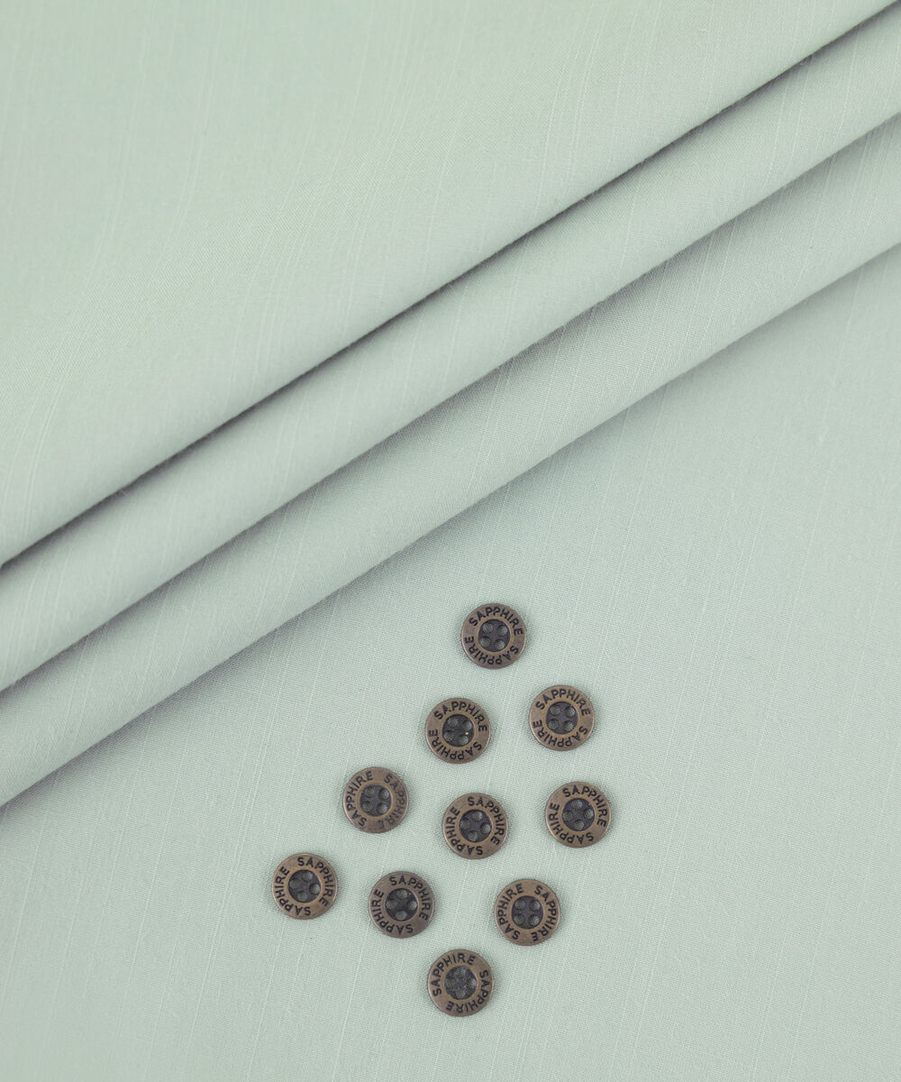 Men's Unstitched 2-Piece Premium Wash & Wear Aqua Suit