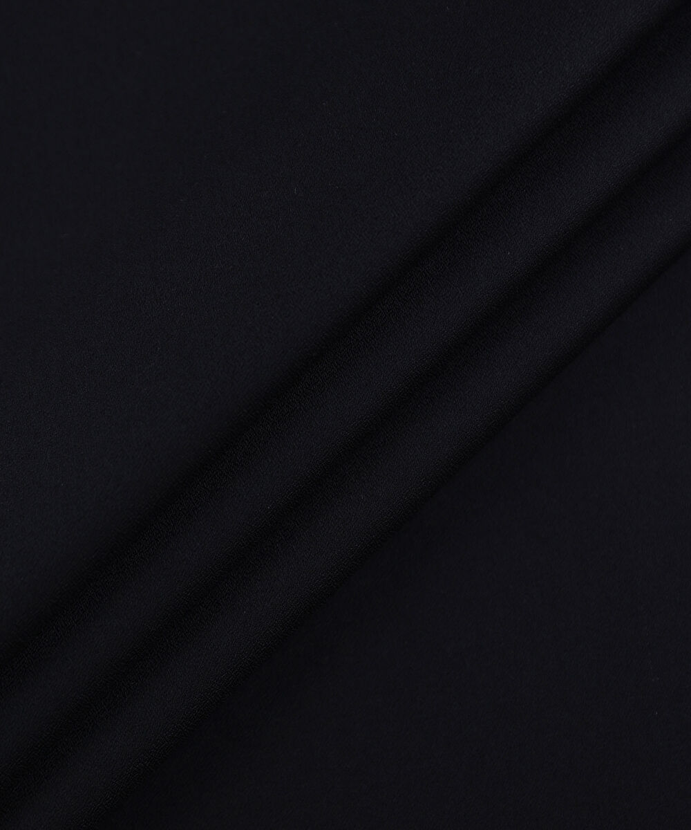 Men Unstitched Cotton Black Full Suit Fabric