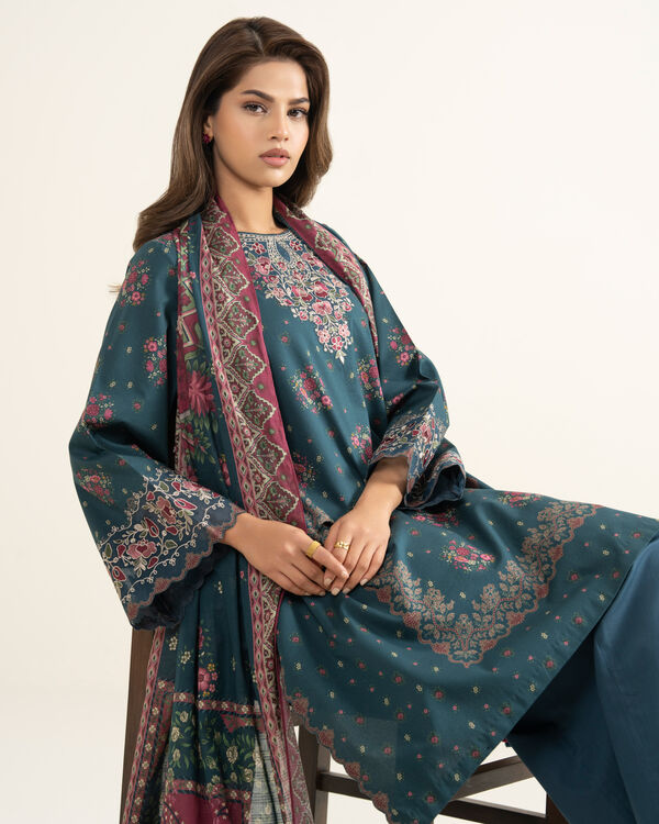3 Piece - Embroidered Lawn Suit