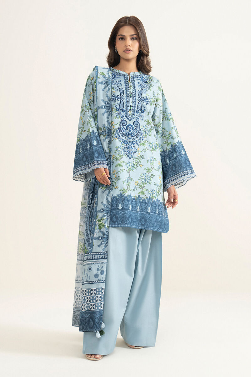 3 Piece - Embroidered Lawn Suit