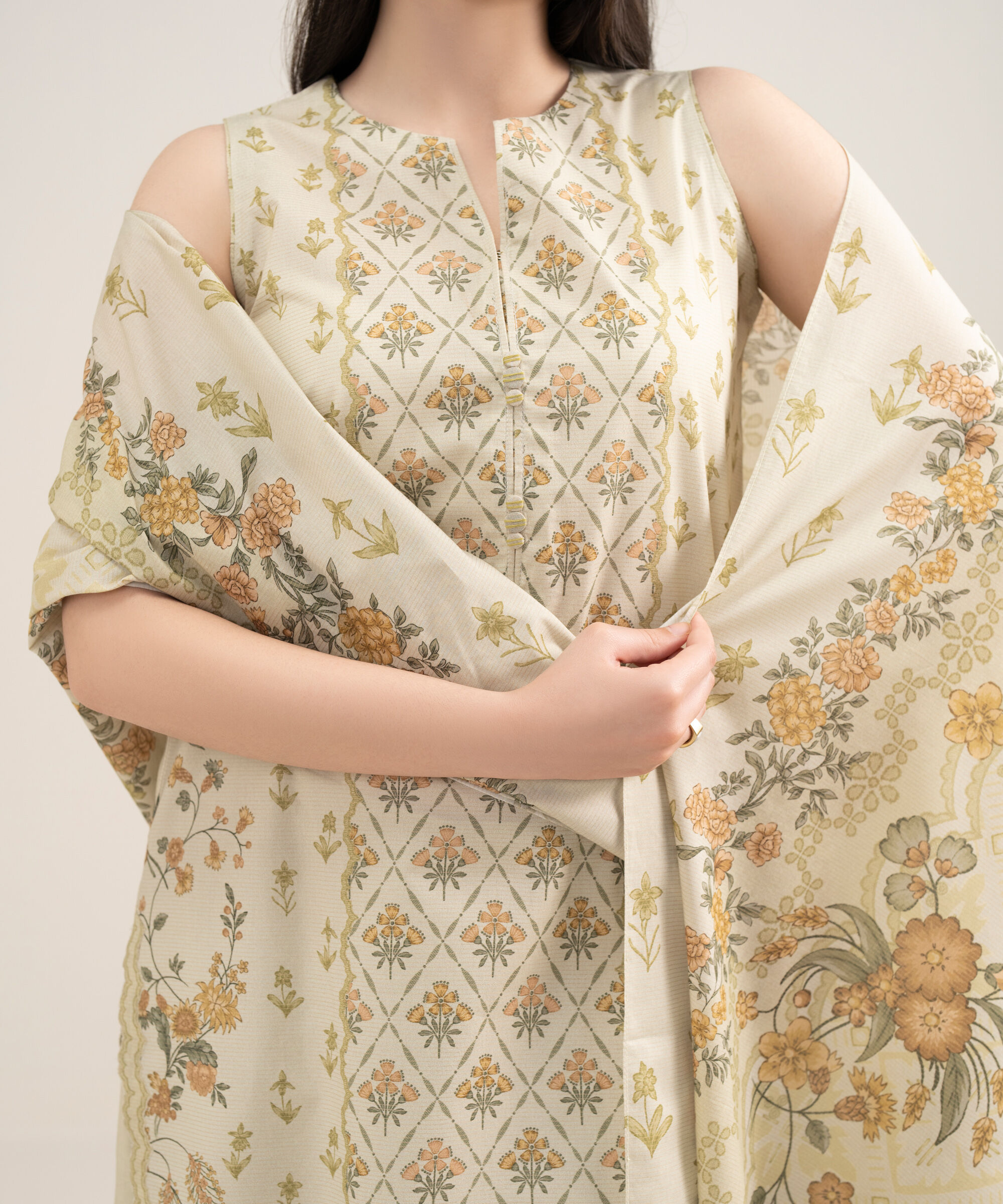 Unstitched 3 PC U3PDYS26V33B