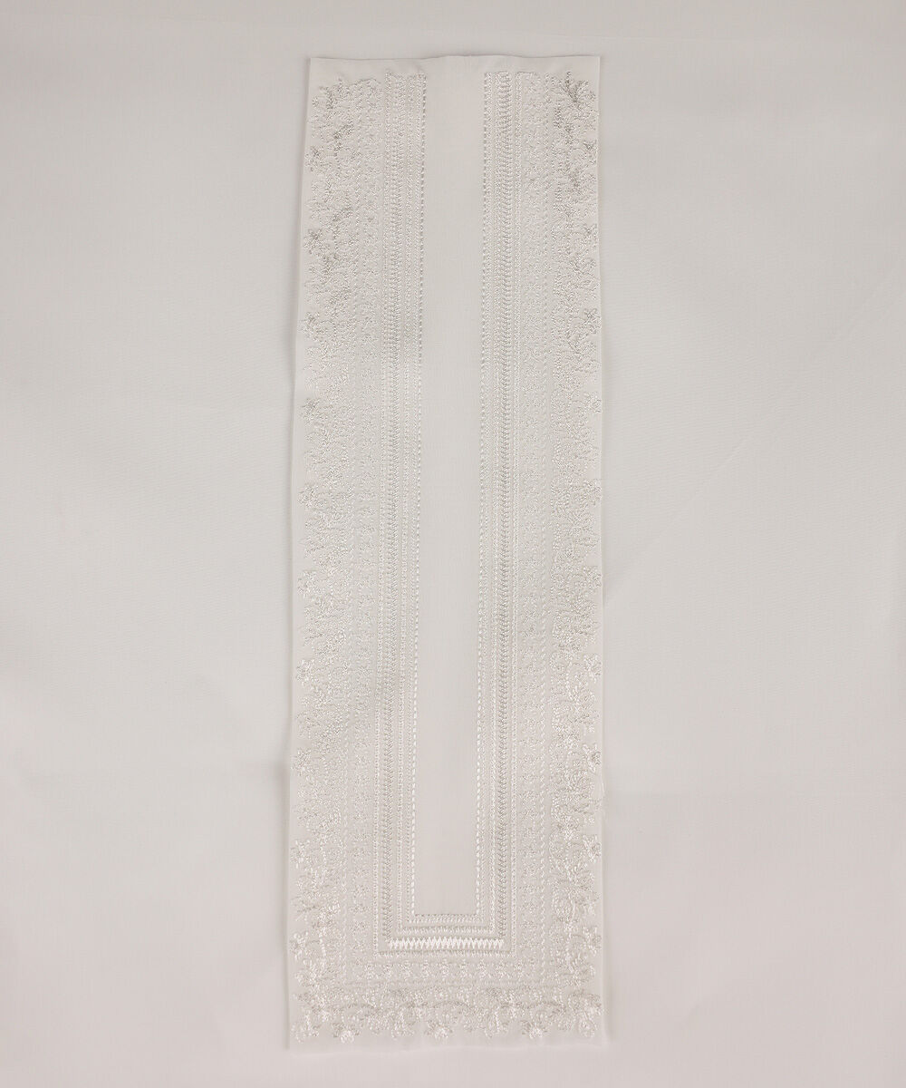 Man - White Embroidered Luxury Cotton Suit