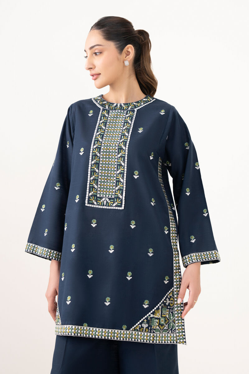 Embroidered Light Khaddar Shirt
