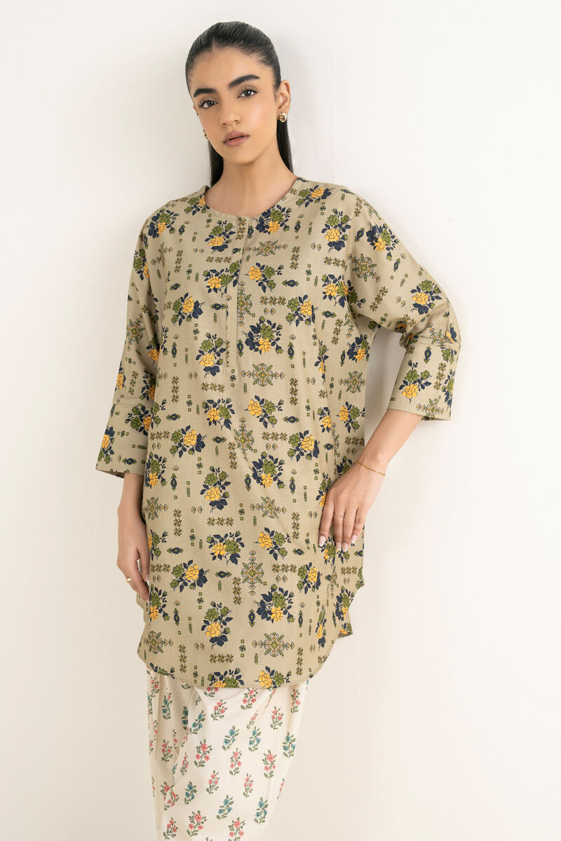 Printed Cotton Viscose Shirt