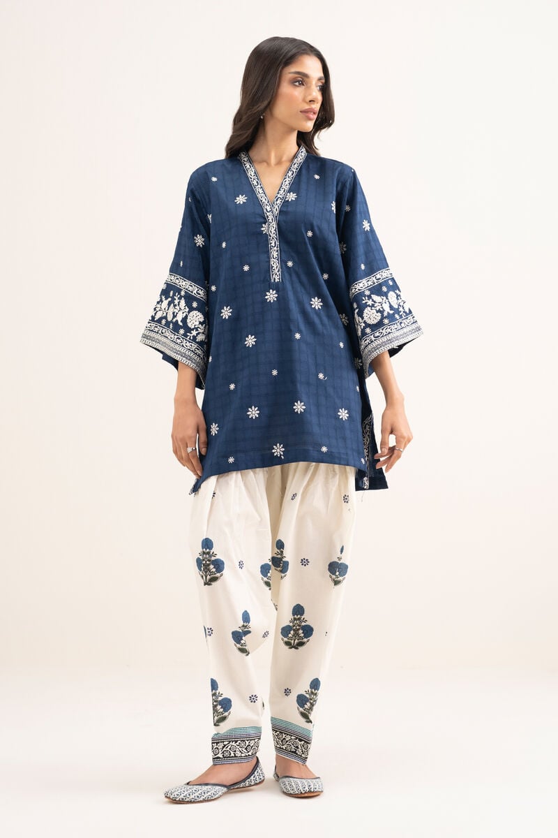 Embroidered Dobby Shirt