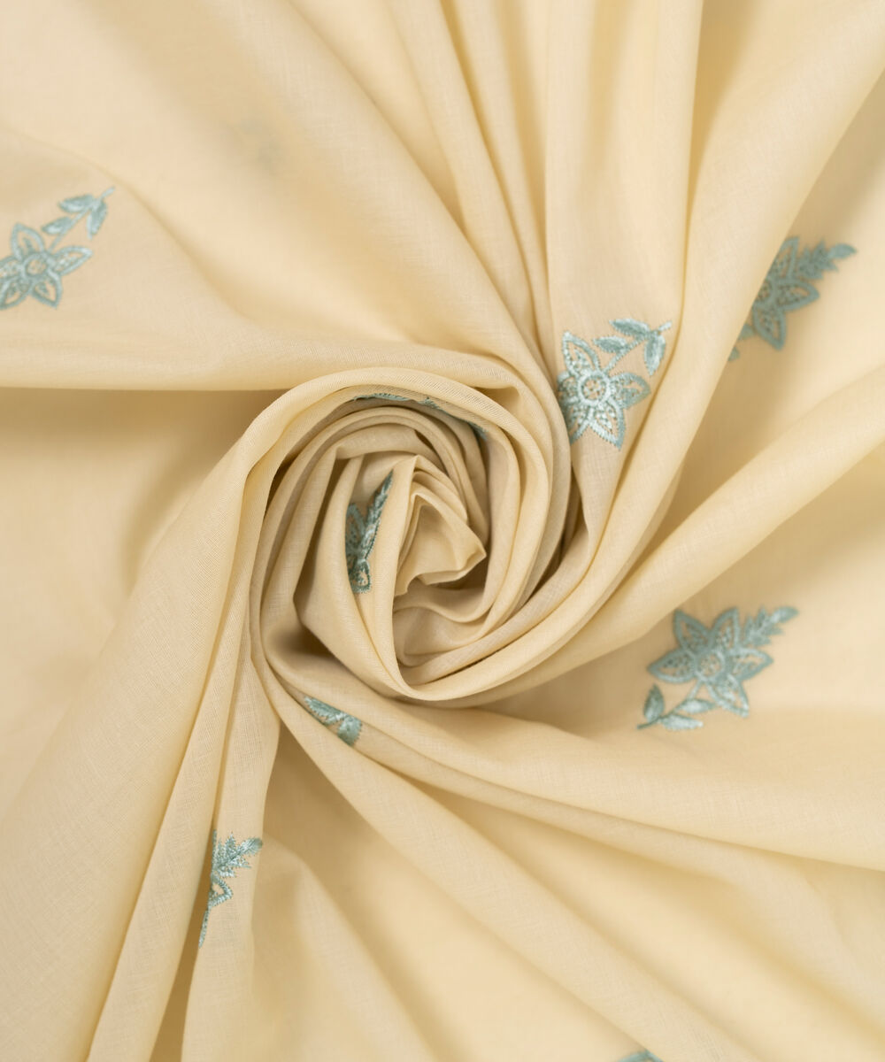 Lawn Embroidered Beige Dupatta