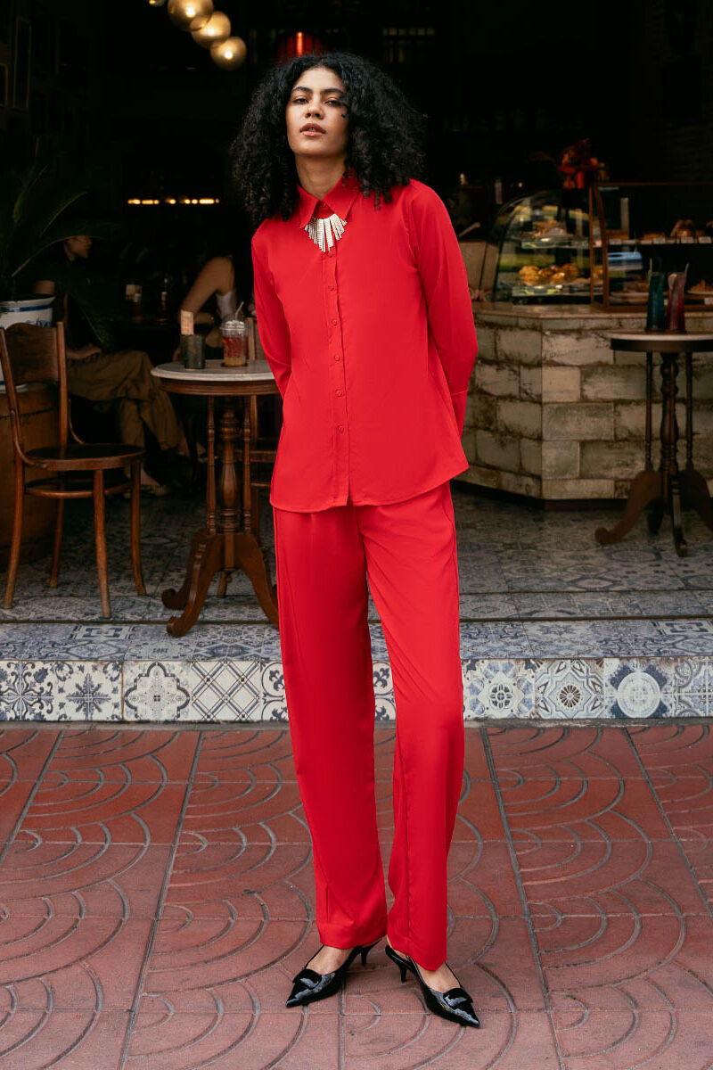 Slouchy Trousers With Side Panels