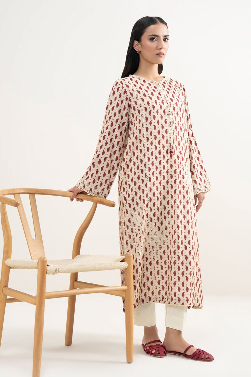 Embroidered Raw Silk Shirt