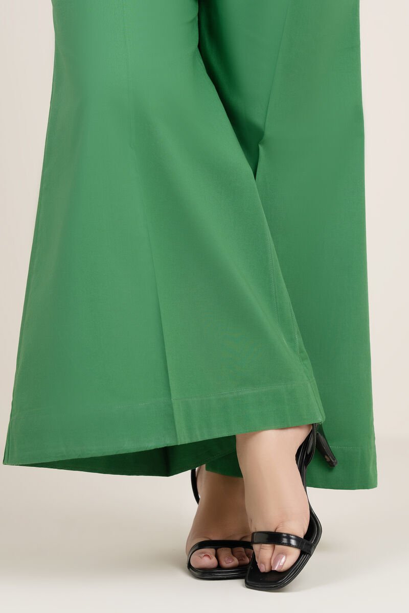 Solid Cambric Flared Pants