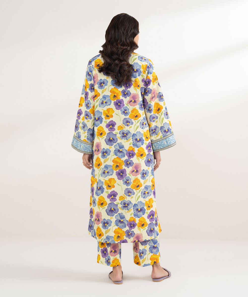 Women's RTW Textured Viscose Embroidered Multi Shirt