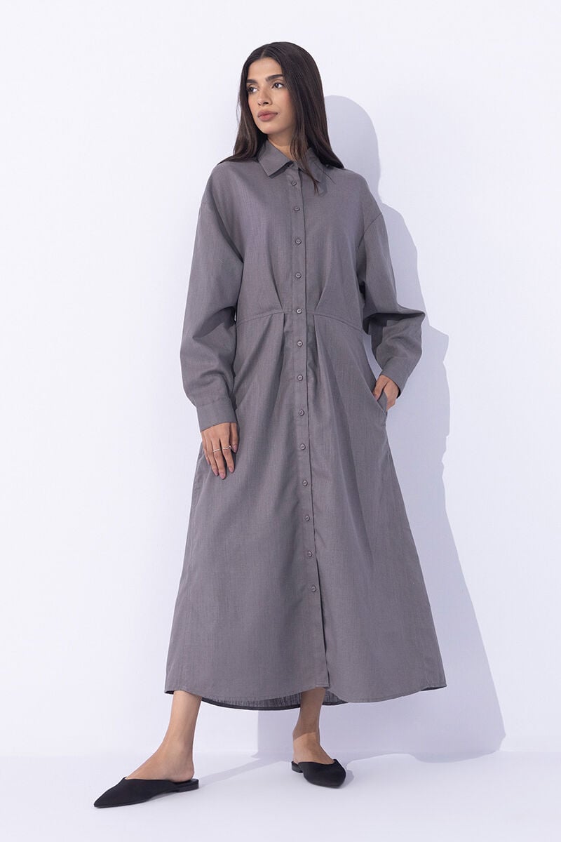 Blended Linen Dress