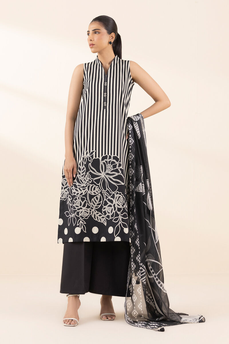 3 Piece - Printed Lawn Suit