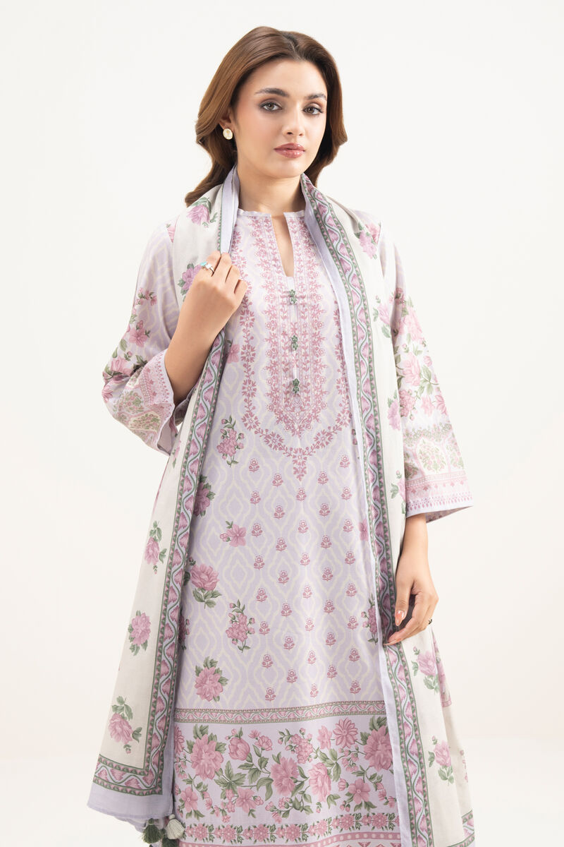 3 Piece - Printed Lawn Suit